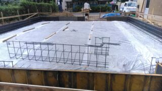 成田空港から車で10分の場所に、建売住宅を建設